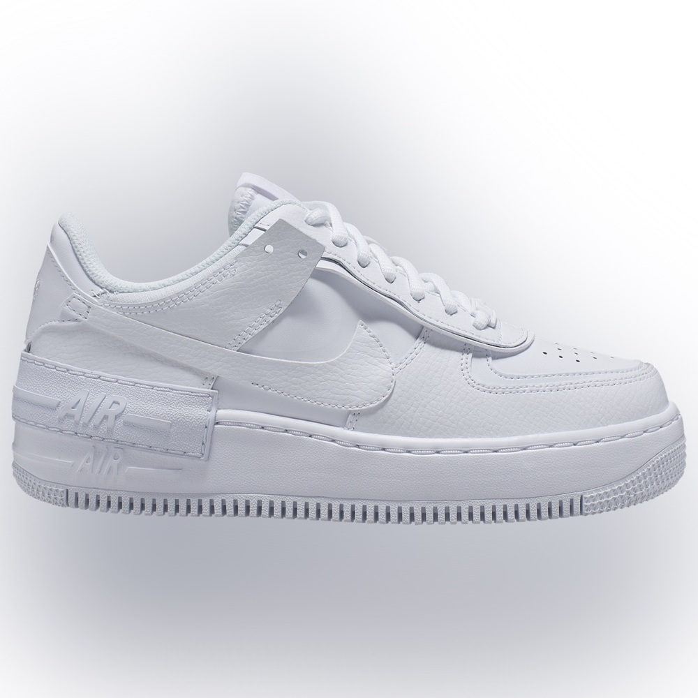 Nike Air Force 1 Low Shadow Triple White Sneakers